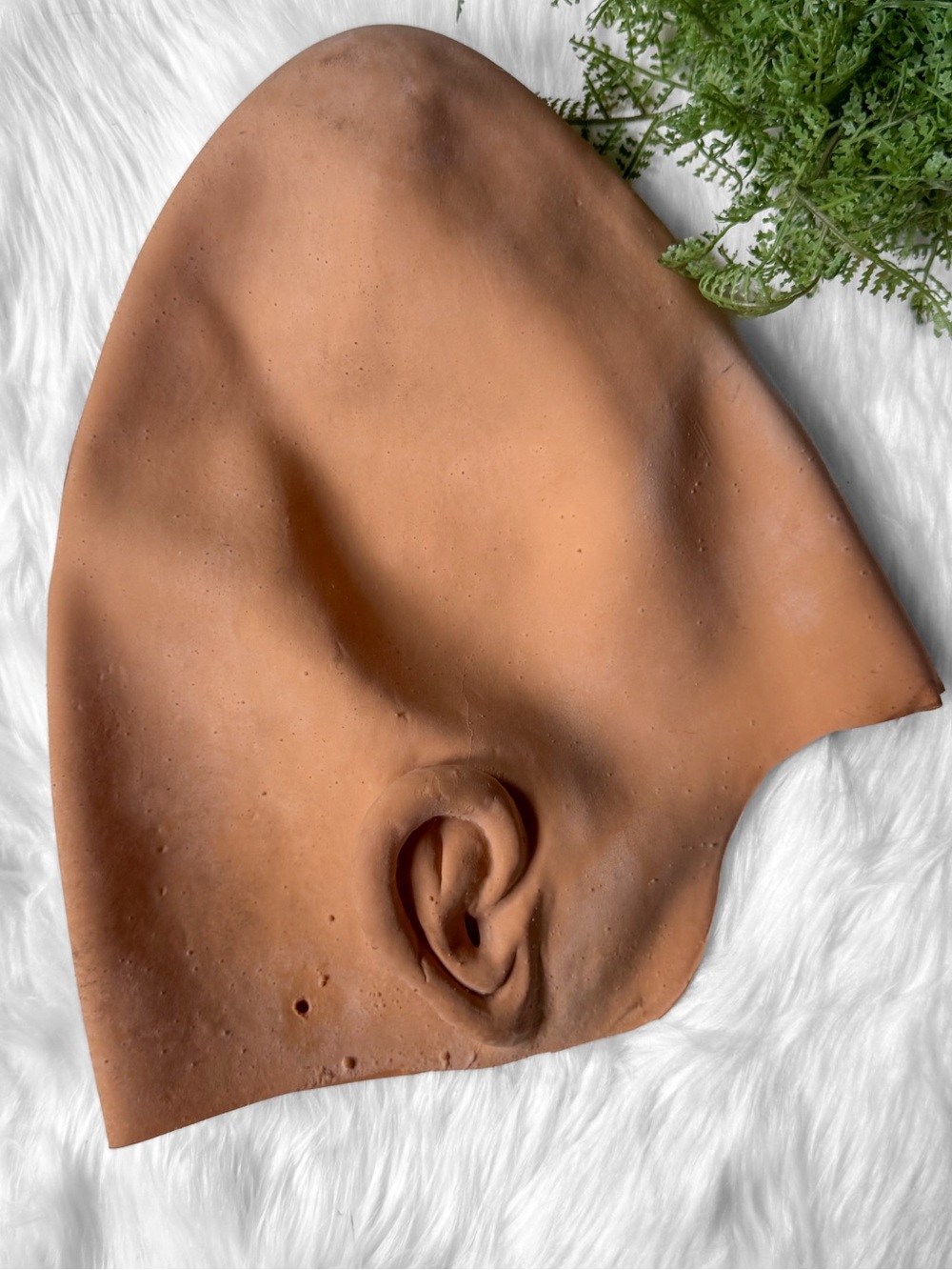 Conehead Costume Prop Latex Mask Bald Cap Halloween Cosplay 1993 Vintage Alien